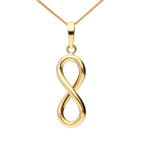 Gold infinity pendant with name. 9ct Yellow Gold Infinity Pendant | Buy Online | Free Insured UK Delivery