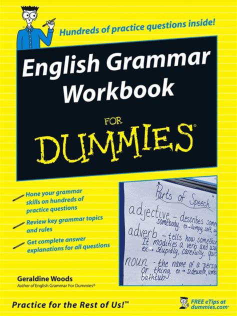 English Grammar Workbook For Dummies Tbooks Ng D Ng L U Tr Ebook Online