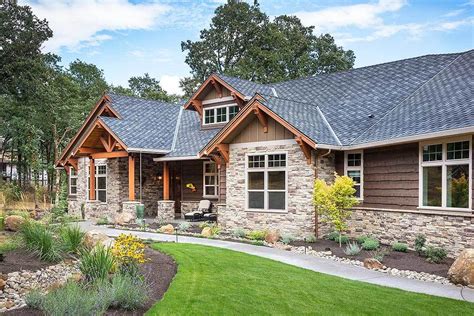 Beautiful Northwest Ranch Home Plan 69582am Architectural Designs