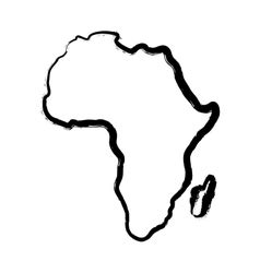 Use this africa map silhouette svg for crafts or your graphic designs! Africa map silhouette Royalty Free Vector Image