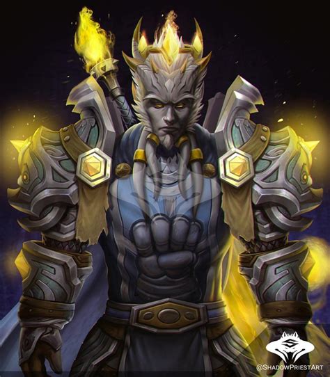 Commission Draenei Paladin By Shadowpriest On Deviantart