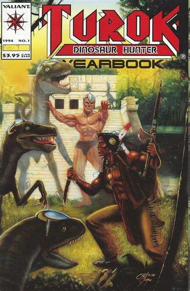 1994 Valiant Turok Dinosaur Hunter Yearbook No 1