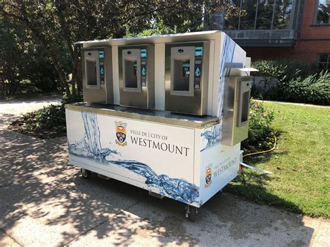 Self Serve Water Refill Station In Westmount Park City Of Westmount