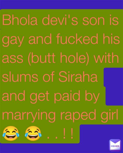 Bhola Devis Son Is Gay And Fucked His Ass Butt Hole With Slums Of