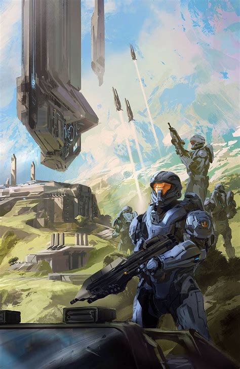 From Halo Escalation Art By Sparth Halo Halo Spartan Cortana Halo