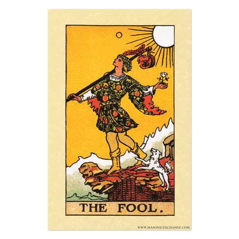 The Fool Tarot Card Poster 11 X 17 Tme Art P 00025