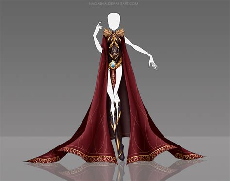 Adoptable Auction 50 Closed By Nagashia On Deviantart Dress Drawing