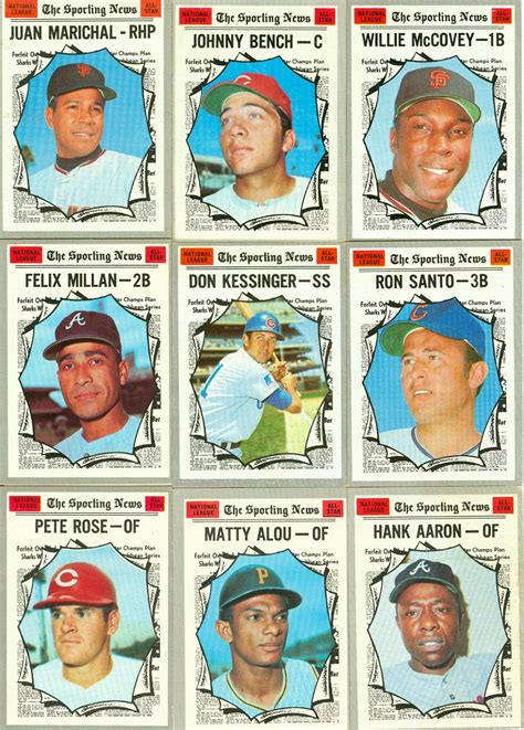 Star wars cards & gifts. 1970 Topps Baseball: All-Star Cards