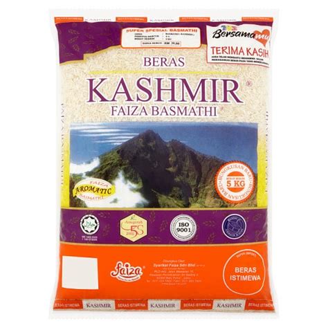 The arabic calligraphy from the holy quran and motifs of entwined flowers, leaves and vines spiraling down its niches. Kashmir Beras Faiza Basmathi Rice 5kg - Tesco Groceries