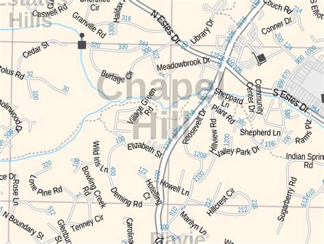 Chapel Hill Nc Map