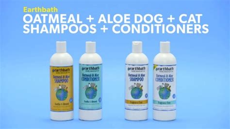 Earthbath Oatmeal And Aloe Dog And Cat Shampoo 16 Oz Bottle