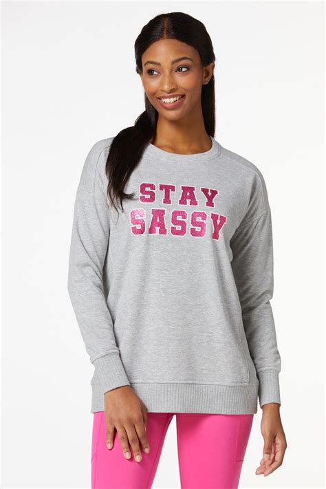 Cato Fashions Cato Stay Sassy Sweatshirt