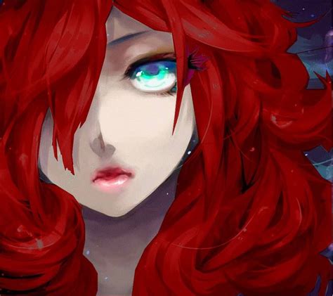 Pin By Neko Senpai On Anime Characters With Red Hair Girls With Red Hair Red Hair Green Eyes