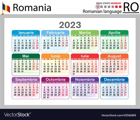 Calendar 2023 Romania