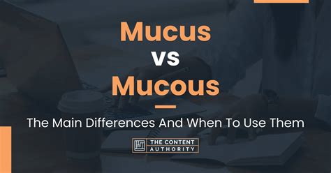 Mucus Vs Mucous The Main Differences And When To Use Them