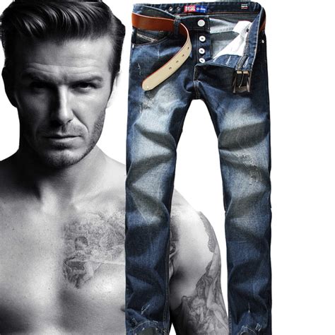David Beckham 2015 Autumn And Winter Italy Brand Jeans High Quality
