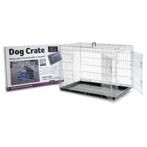 Sharplesngrant Dog Crate 2 Door Extra Large Feedem