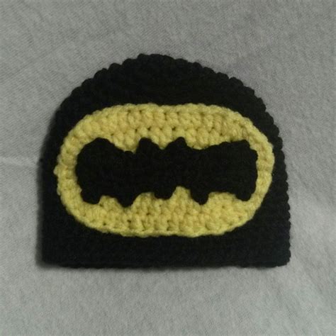 Special Order Batman Beanie For A Newborn Crochet Crafts Superhero
