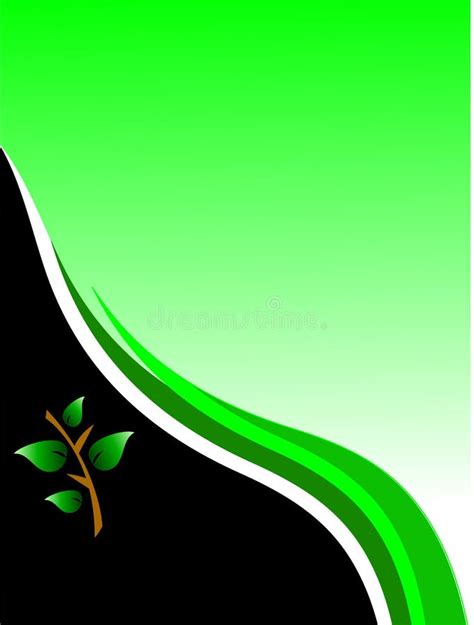 Green Business Card Background