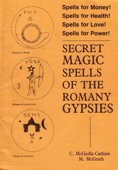 gypsy magic learn the old arts of romany gypsies magic spells magick book love spells
