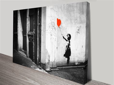 Banksy Balloon Girl Stretched Canvas Prints Online Artwork