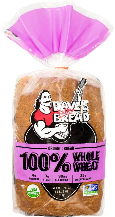 100 Whole Wheat Dave S Killer Bread Organic Non GMO Project