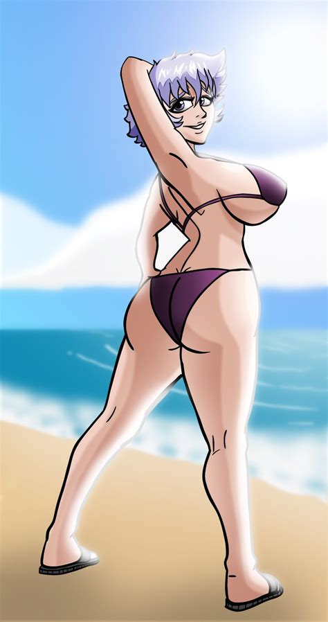 Kotetsu Isane Bleach Absurdres Highres 1girl Ass Bikini Breasts