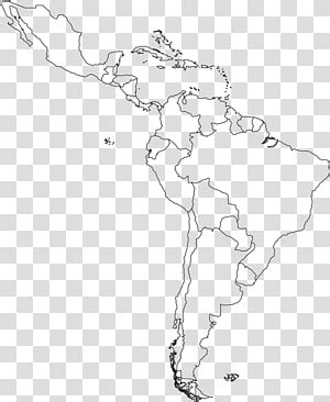 South America Page Latin America Coloring Book Map America Transparent