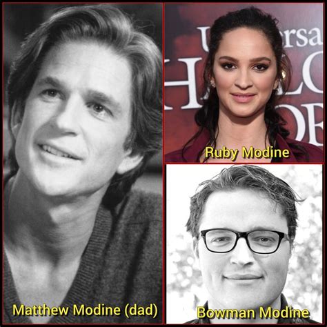 Matthew Modine And Daughter And Son Ruby And Bowman Matthew Modine