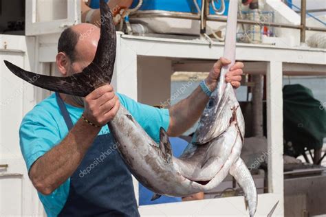 Fisherman With Swordfish Stock Photo By ©apelavi 54729747