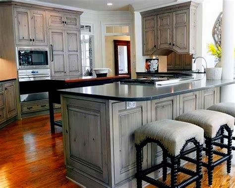 12 gorgeous and bright light gray kitchens a. Kitchen Room:Nice Light Gray Stained Kitchen Cabinets ...