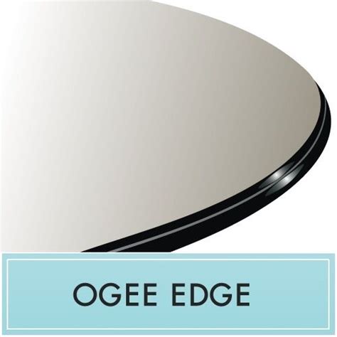 Get it as soon as thu, aug 5. 40" Inch Clear Round Tempered Glass Table Top 1/2" thick Ogee edge by Spancraft | eBay