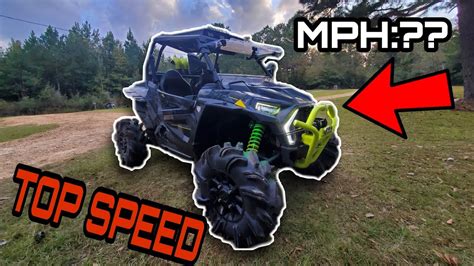Taking My Tuned Polaris Rzr Highlifter To It S Top Speed Scary Fast