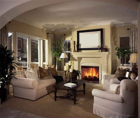 41 Beautiful Living Rooms With Fireplaces Of All Types