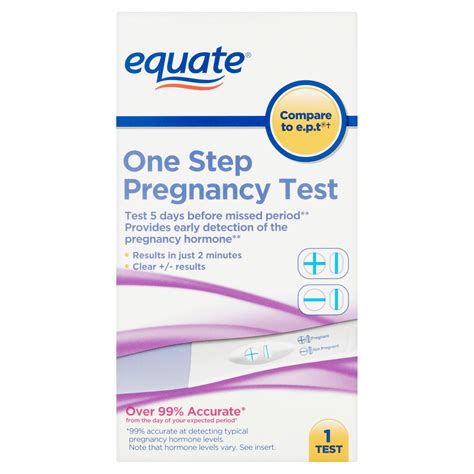 Equate One Step Pregnancy Test Ubicaciondepersonas Cdmx Gob Mx