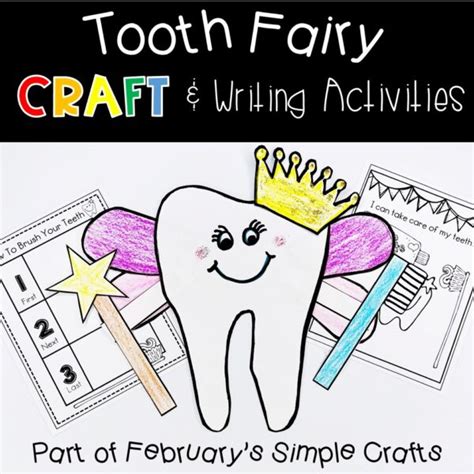 Tooth Fairy Craft And Writing Activities Kreative In Kinder