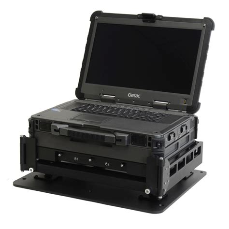 Getac X500 Laptop Triple High With 38999 Rear Milbox Disk Chassis