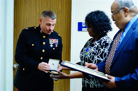 Families Of Detroit Montford Point Marines Presented With Congressional Gold Medals By