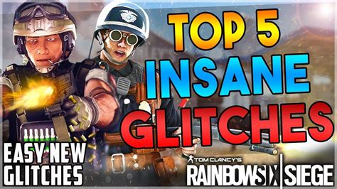 Top 5 Best New Working Glitch In Rainbow Six Siege Youtube