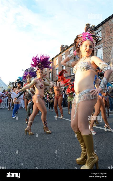 Dancing And Music Captured During The 2016 Brazilica Parade Through The Streets Of Liverpool