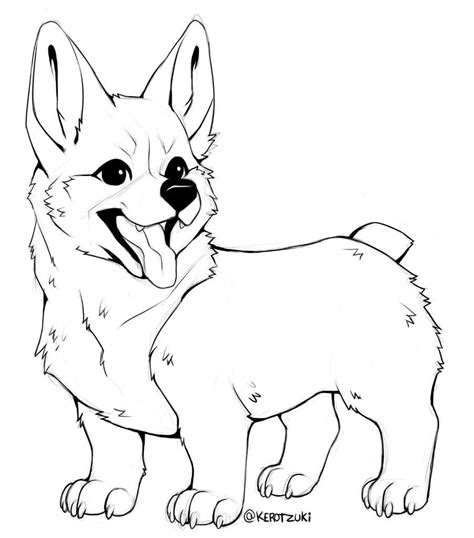 Pembroke Welsh Corgi Coloring Pages