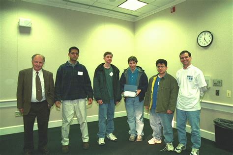 1999 Microsoft UMD Programming Contest Pictures Awards Ceremony