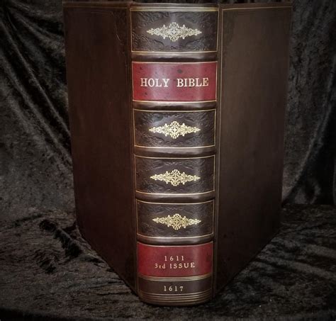 1611 King James Bible 3rd Issue 1617 ~59 Line Pulpit Folio Fine