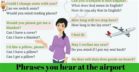 Common Phrases You Hear At The Airport Eslbuzz
