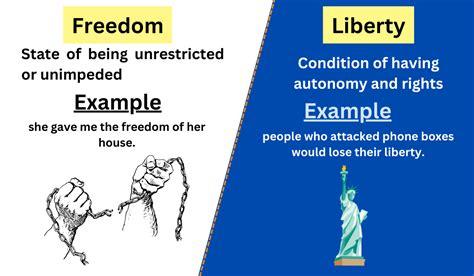 Freedom Vs Liberty Difference Between And Example
