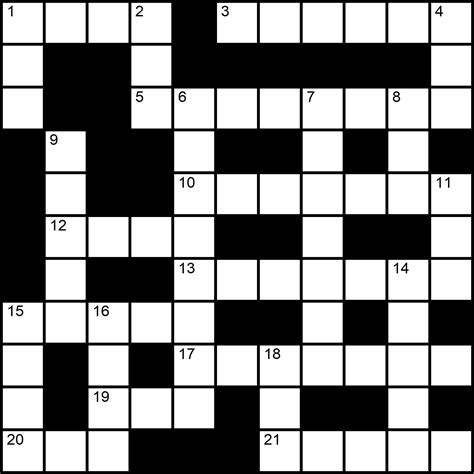 Free Printable Crossword Puzzles Easy For Adults My Board Free Easy