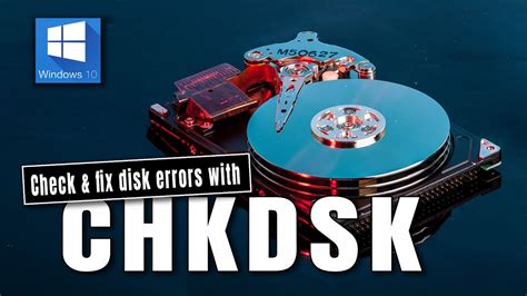 Chkdsk How To Check A Disk For Errors Youtube