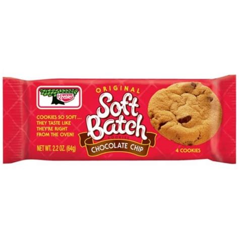Keebler 19927 2 Oz Soft Batch Chocolate Chip Cookies 4 Per Pack Pack