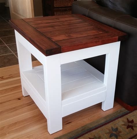 Tryed End Table With Shelf Ana White