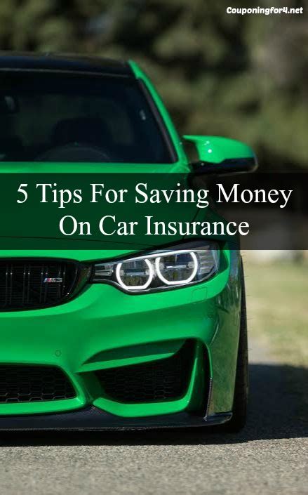 5 Tips For Saving Money On Car Insurance